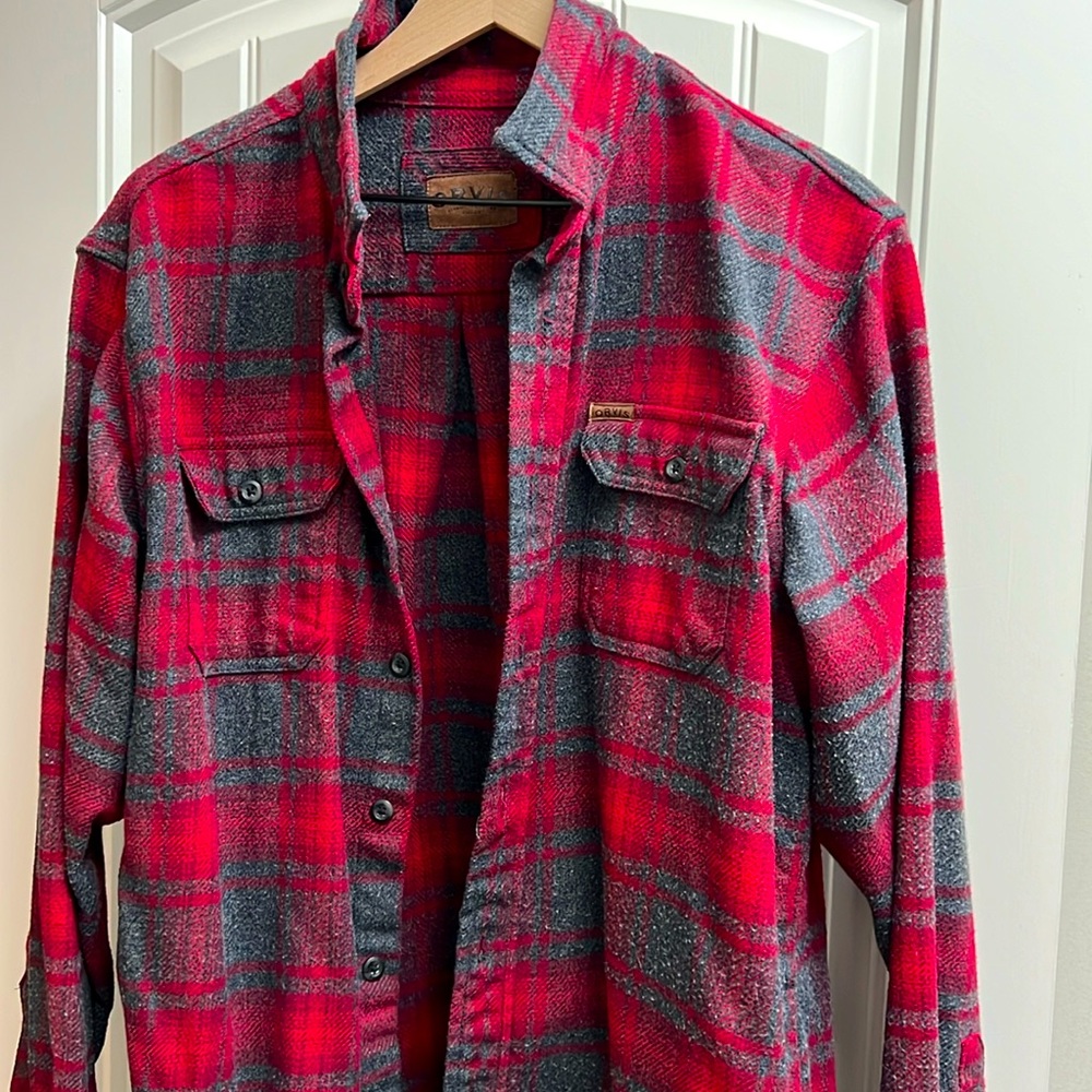 Orvis classic flannel shirt jacket